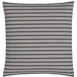 elegante Soft-Flanell Bettwäsche Inverness kiesel Kissenbezug einzeln 80x80 cm - grau