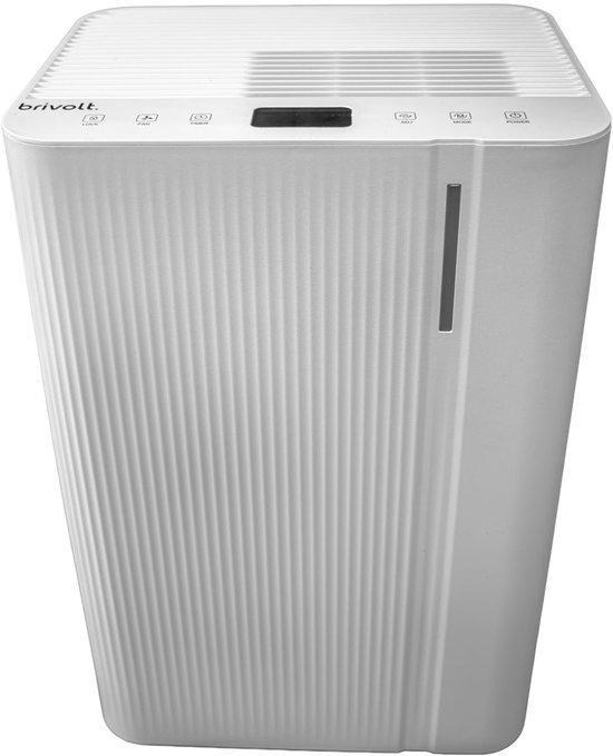 Luftentfeuchter, 20 Liter Kapazität - 330 Watt Leistung - Weißes Kunststoffgehäuse - Tragbar mit Tragegriff - Geeignet für Wohnzimmer und Schlafzimmer