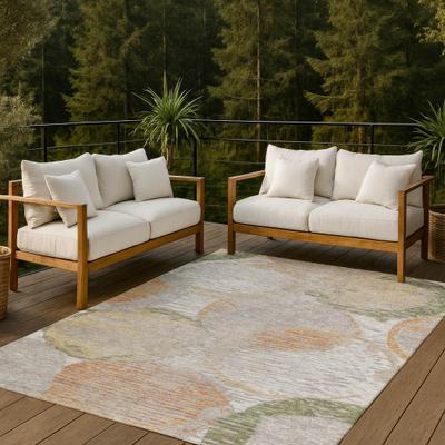 Addison Rugs Machine Washable Indoor/ Outdoor Modern Darien Chantille Rug