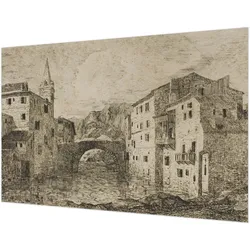 FOTOTAPETE 104x70 cm - Stadtpanorama
