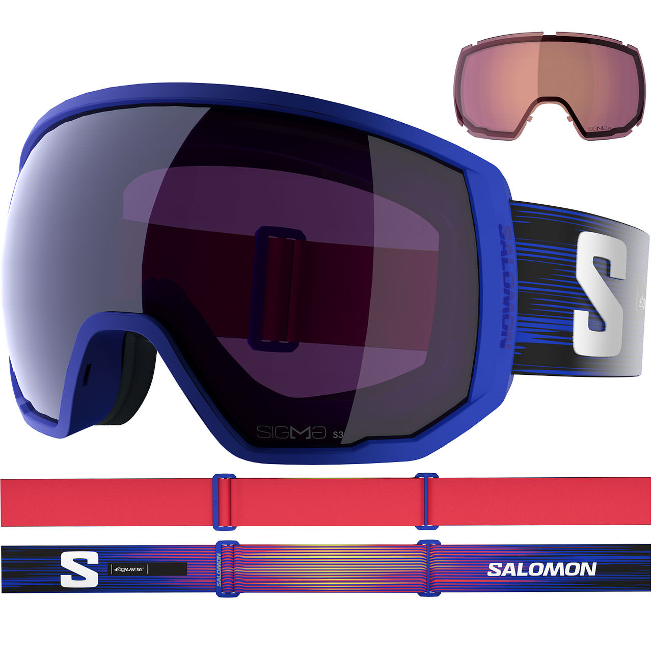 Salomon Radium Pro Outline Sigma equipe blue + Ersatzscheibe