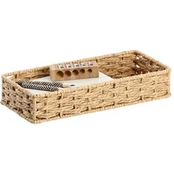 Zeller Schreibtisch-Organizer Papiergeflecht 11,0 x 24,0 x 4,5 cm natur
