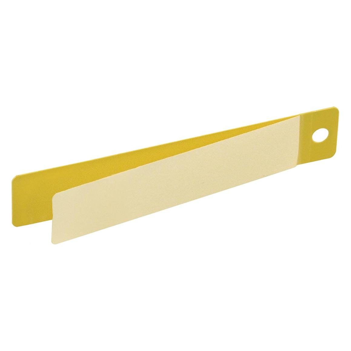 Brady LT-150x25-B7645, Laminat(TM)-Anhänger + Laminat, Gelb, 150 x 25mm (50 Stück) (620323)