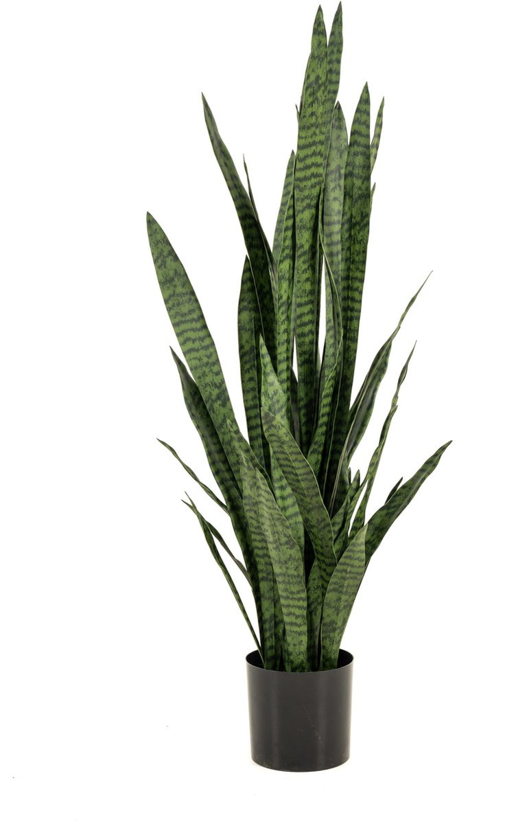 Emerald Kunstplant Sansevieria 140cm groen voor binnen
