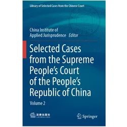 Selected Cases from the Supreme People's Court of the People's Republic of China, Fachbücher