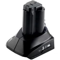 Metabo, Werkzeugakku + Ladegerät, PowerMaxx 12 V Adapter (12 V)
