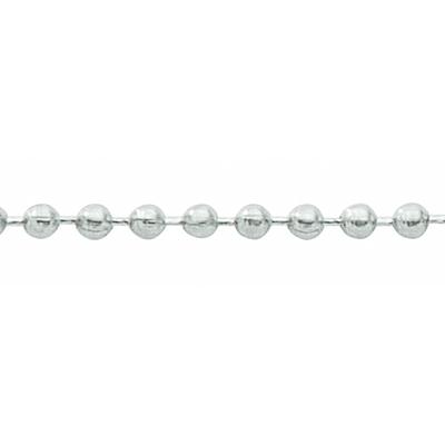 Kette ohne Anhänger ADELIA´S "Kugel Halskette 925 Silber" Gr. 40, silber, Halsketten, Damen, 40, Silber 925 (Sterlingsilber), Silberkette