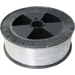 Heftdraht aus Eisen silber | No. 24 - ⌀ 0,60 mm | Spule mit ca. 15 kg