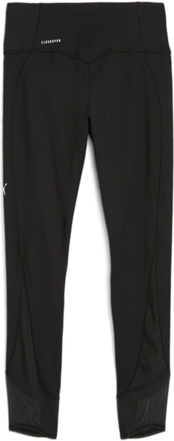 Trainingstights PUMA "W CLOUDSPUN SOFT MESH HW 7/8 TIGHT", Damen, Gr. XS, N-Gr, schwarz (puma schwarz), Interlock, Obermaterial: 77% Polyester, 23% Elasthan, schmal 7/8-Länge, Hosen Trainingstights, für Fitness-Workout, mit DryCELL Technologie puma schwar
