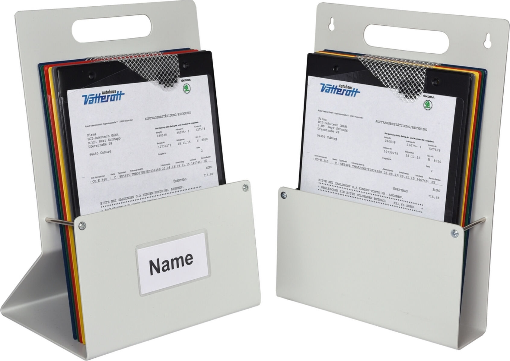Eichner Arbeitsplatzkartei zur Wandmontage 7 cm (9089-00028)