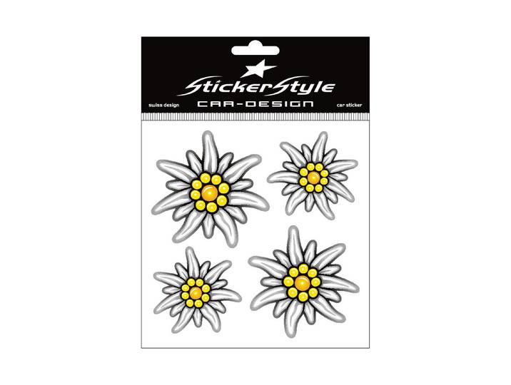 StickerStyle Sticker Edelweiss Set medium