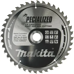 Makita, Sägeblatt, SPECIALIZED Sägeb.270x30x40Z