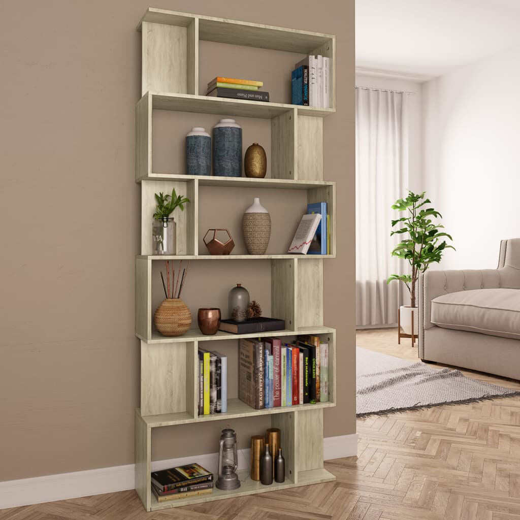 17 Stories Alec-Andrew 203.2 cm W Bookcase Brown 487.68cm H X 203.2cm W X 60.96cm D