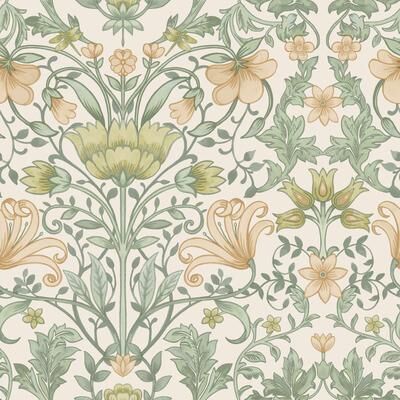 Holden Vintage Floral Non-Pasted Wallpaper – 396 in x 20.8 in