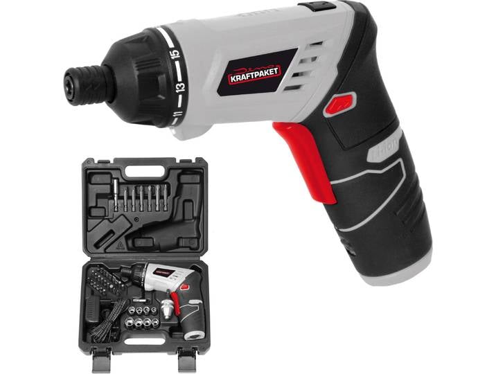 Dino KRAFTPAKET Multiplex 41-tlg 130226 Cordless screwdriver 3.6 V 1300 mAh Li-ion incl. accessories