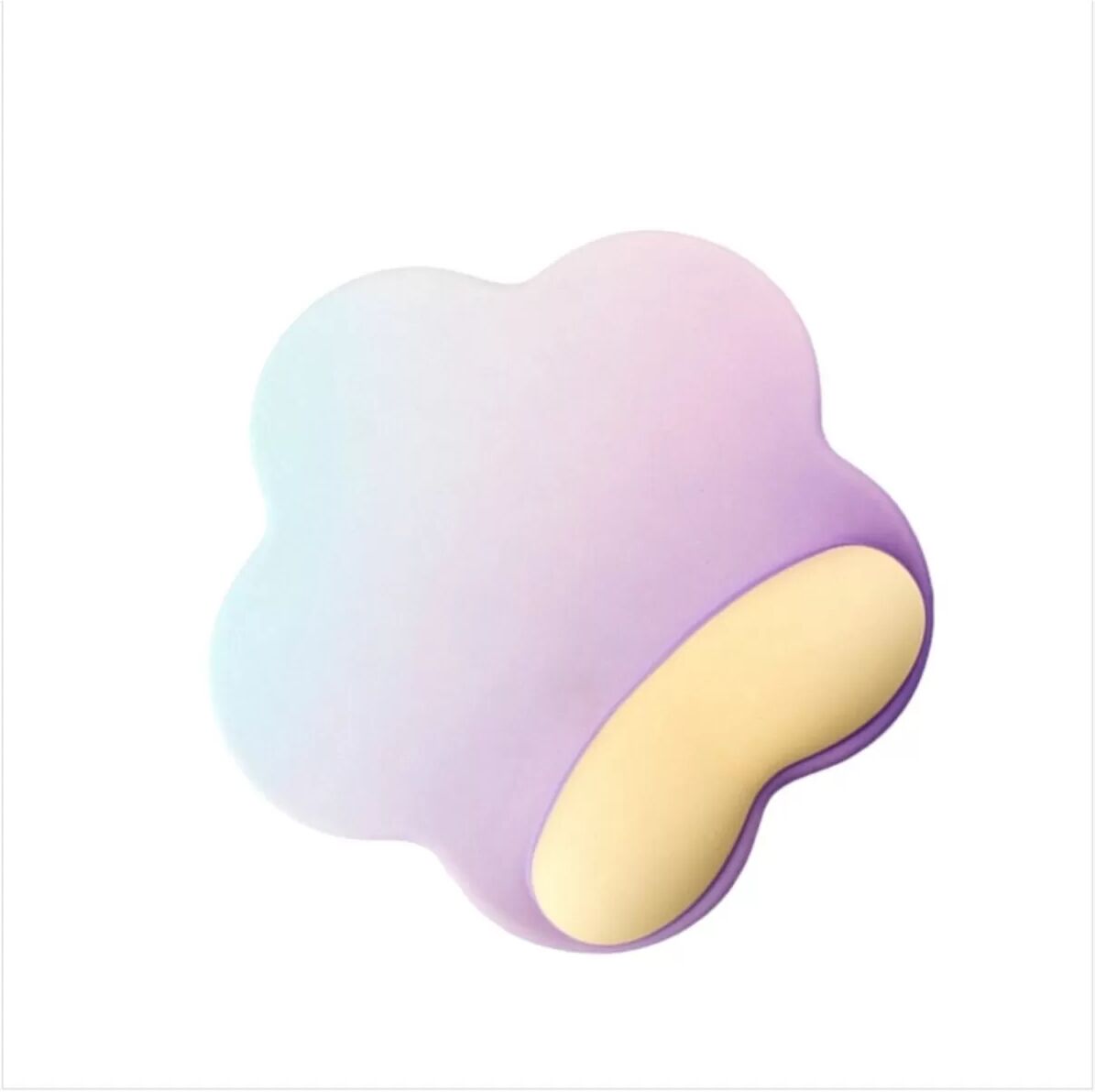 INF Office Tastatur-Handgelenkauflage und Mauspad - Silikon + Lycra Ergonomische Anti-Rutsch-Handgelenkstütze, Bunte Farben,