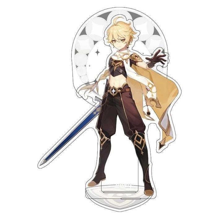 Mihoyo Genshin Impact figurine acrylique Traveler Theme Series Character Traveler Aether 14 cm (MHY48286)