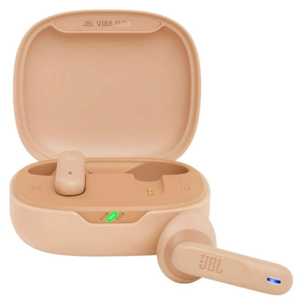 JBL Vibe Flex Bluetooth oordopjes, beige