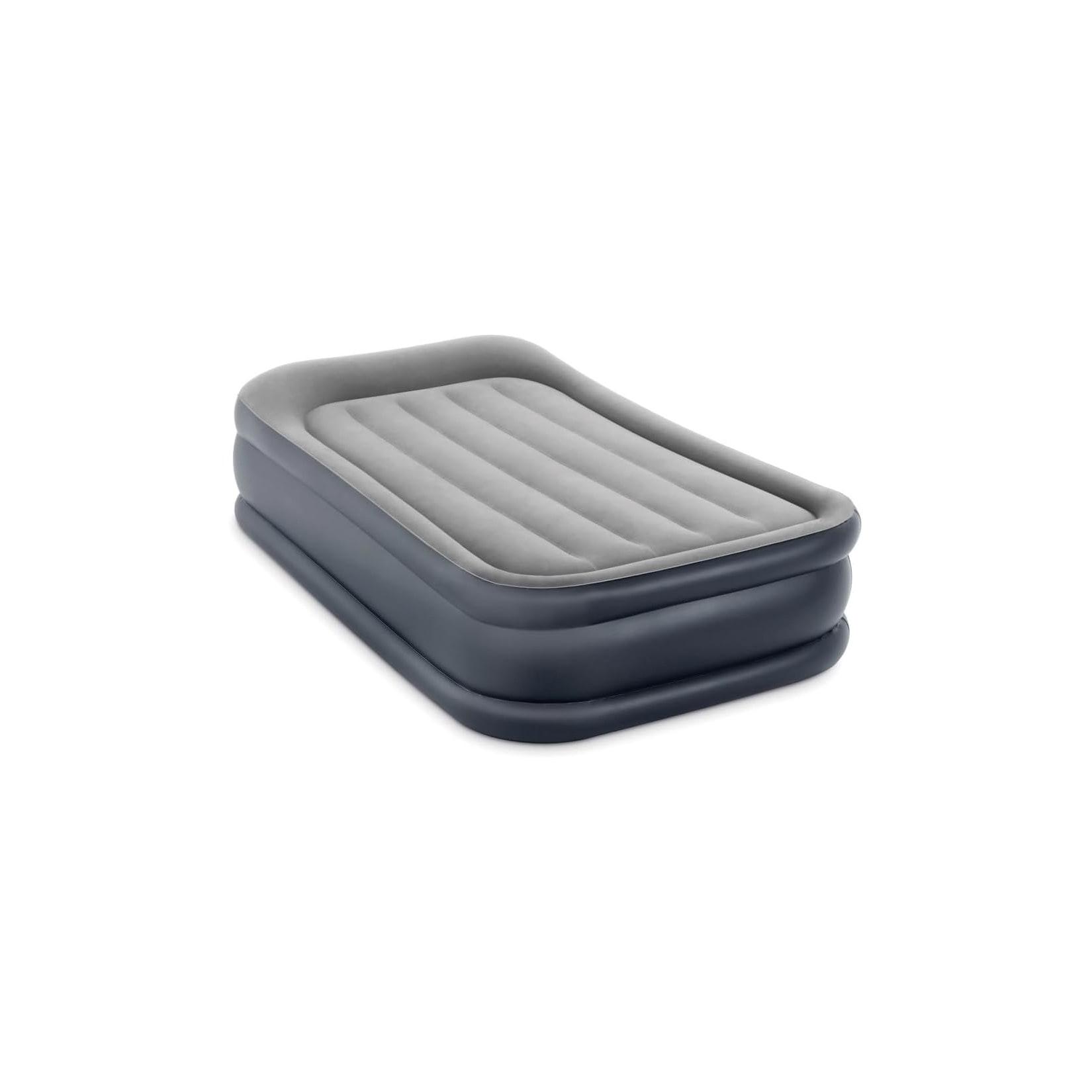 INTEX 64132ND Luftbett DuraBeam Deluxe Pillow Twin 99x191x42cm integrierte Pumpe