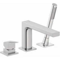 Kludi DECUS Wannenfüll-und Brausearmatur 54448N275 3-Loch Montage Brushed Gunmetal PVD