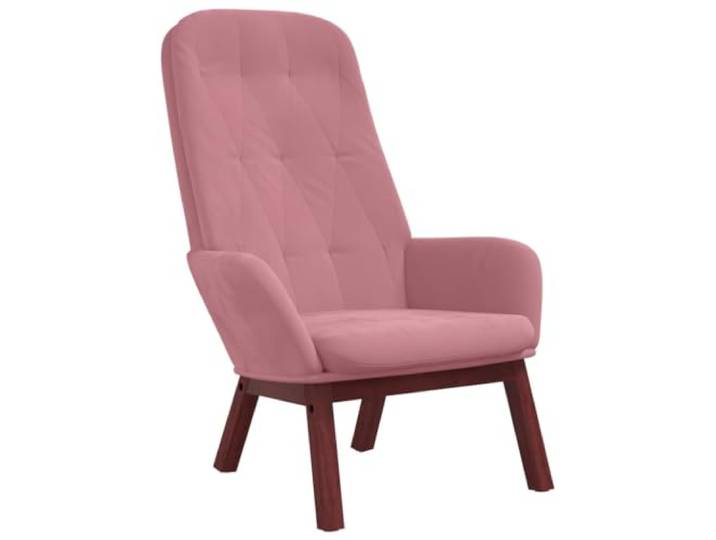 Heofavd Relaxsessel Samt Polstersessel Fernsehsessel Rosa 70x77x98cm