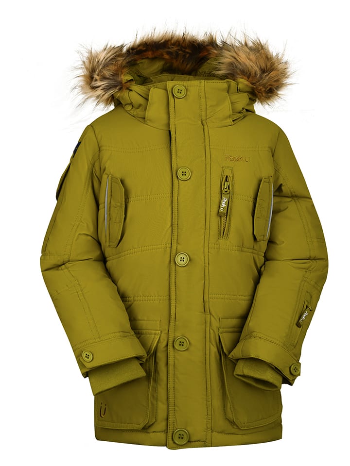 Peek U Winterparka "West" in Oliv - 128