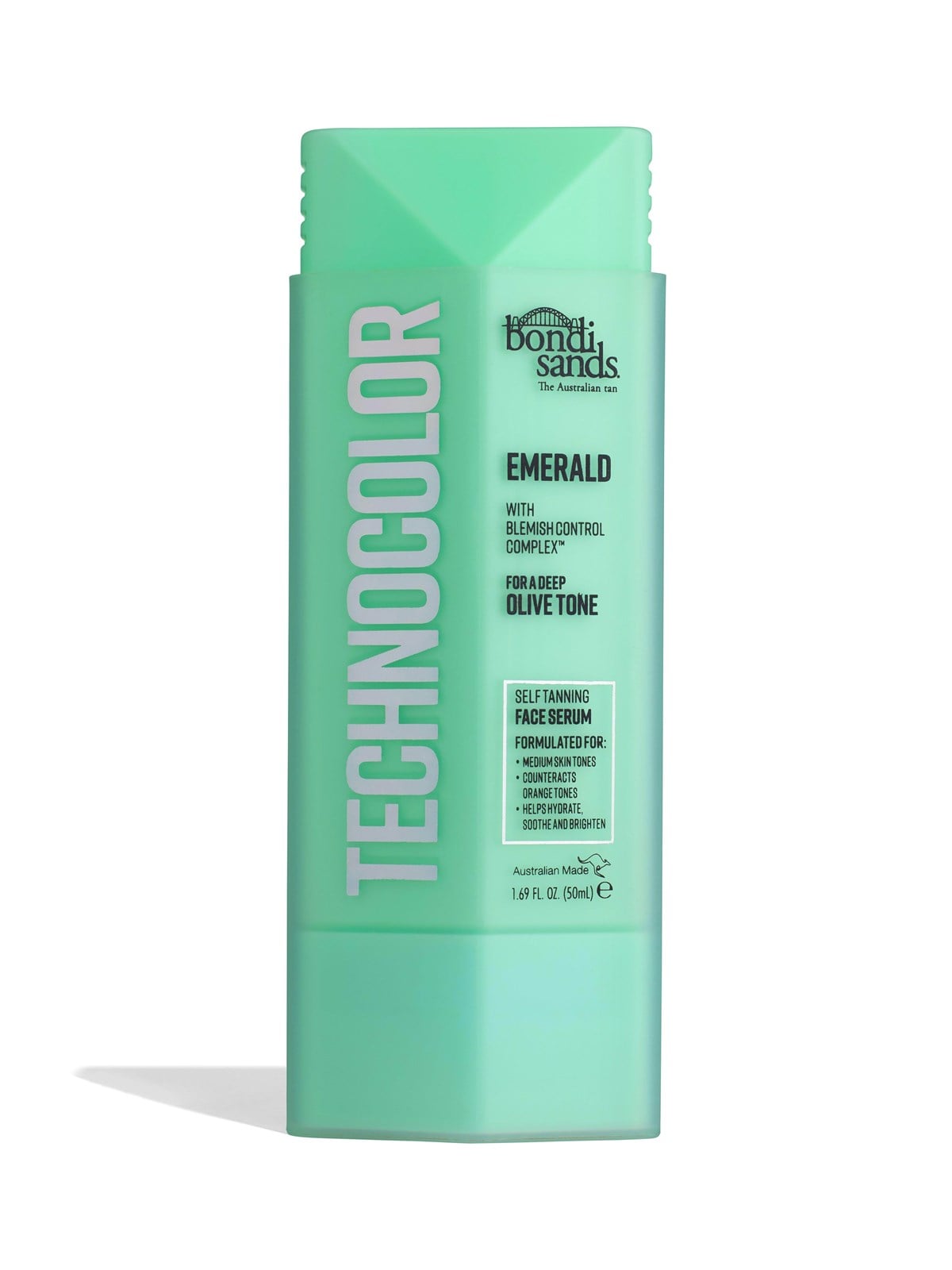 Bondi Sands Technocolor Emerald Face Self Tan Serum - Emerald 30 ml