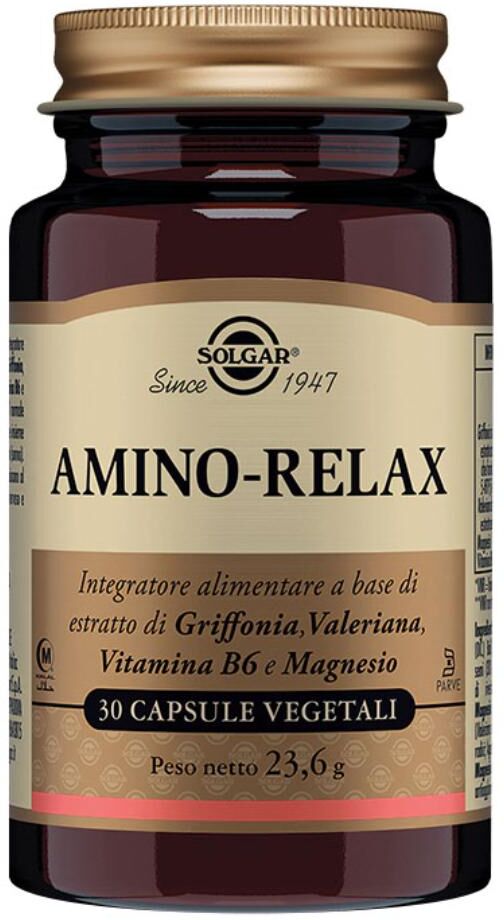 SOLGAR IT. MULTINUTRIENT SpA Solgar, Amino Relax, 30 Capsule Vegetali
