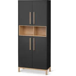 Tchibo - Bad-Hochschrank »Eklund« - 80x35x190cm - anthrazit -