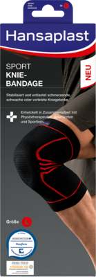Beiersdorf AG HANSAPLAST Sport Knie-Bandage Gr.L 1 St 15823003