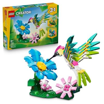 LEGO Creator 3-in-1-Set 31384 Wilde Tiere: Bunter Kolibri, Tierfiguren