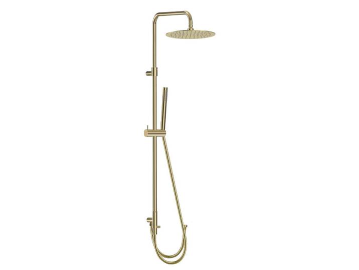 Luisa II colonne de douche sans mitigeur or brossé Essebagno