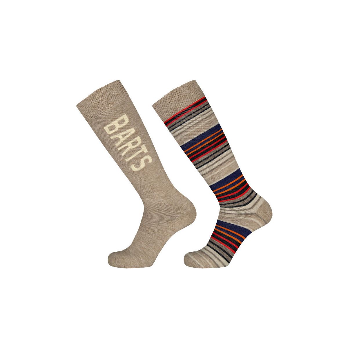Barts Basic Skisock 2 Pack Stripe light brown (24) 35-38 6828524
