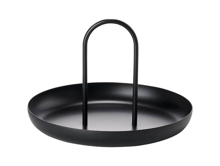 Serviertablett Zone schwarz Metall B 20 T 20 cm - Serviertablett