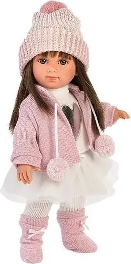 Llorens 53528 Sara - realistisch mit weichem Stoffkörper - 35 cm