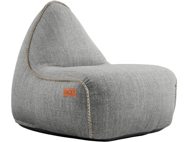 SackIt Lounge Cobana Chair+Pouf grey