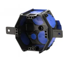 F-Tronic Gerätedose Unterputz luftd Kunststoff UI10F achteckig Dichtmembran