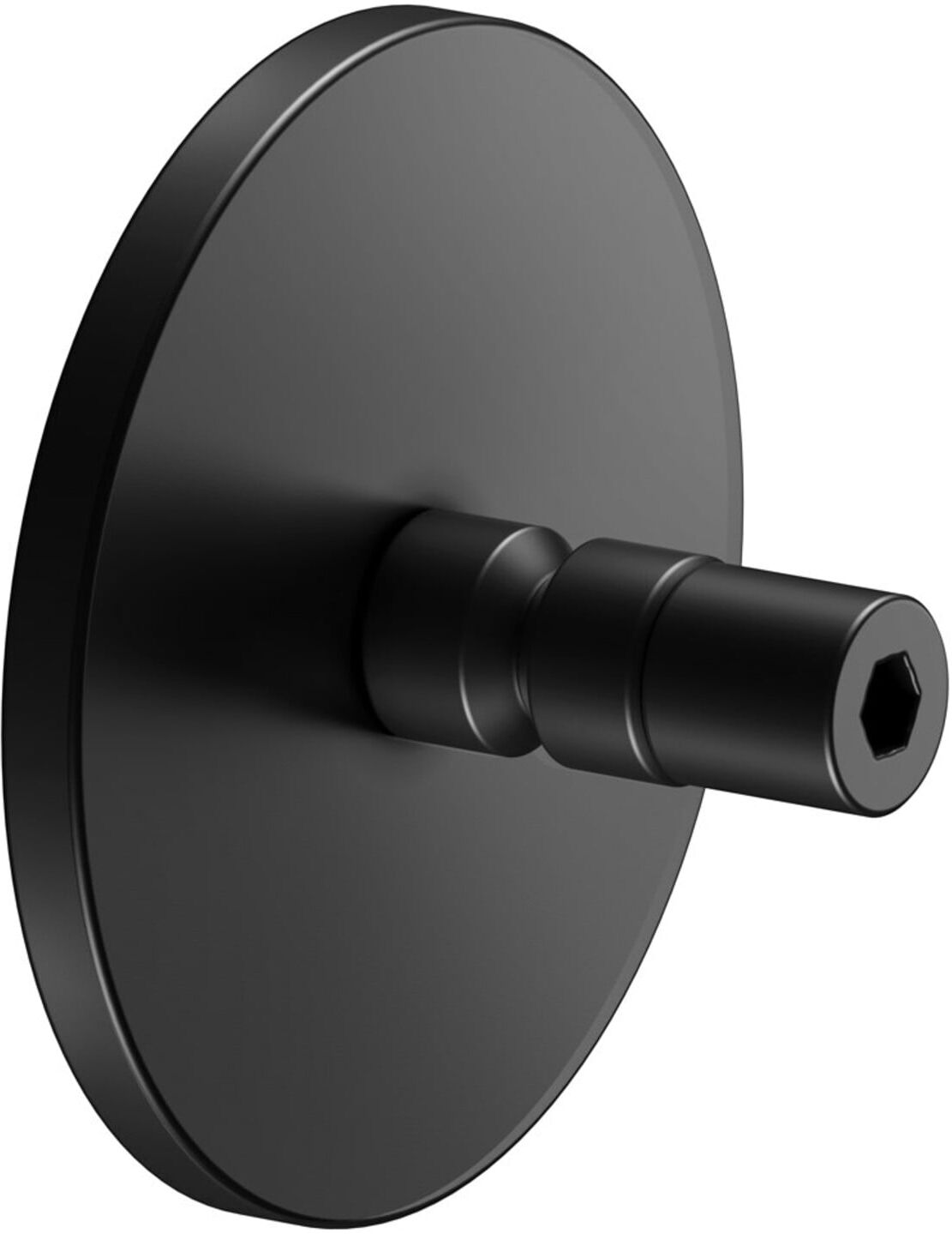 Keuco Klebe-Set Nr. 5 schwarz matt, mit Rosette (04994370501)
