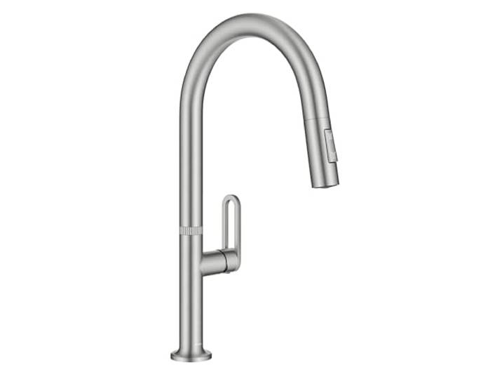 KRAUS Vetra KPF-2850SFS Küchenarmatur, herausziehbar, 2 Funktionen, Edelstahl, streifenfrei