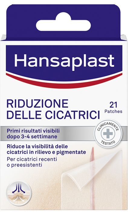 BEIERSDORF SpA Hansaplast, Cerotti Riduzione delle Cicatrici, 21 pezzi
