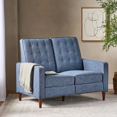 Christopher Knight Home Denison Upholstered Loveseat Pushback Recliner