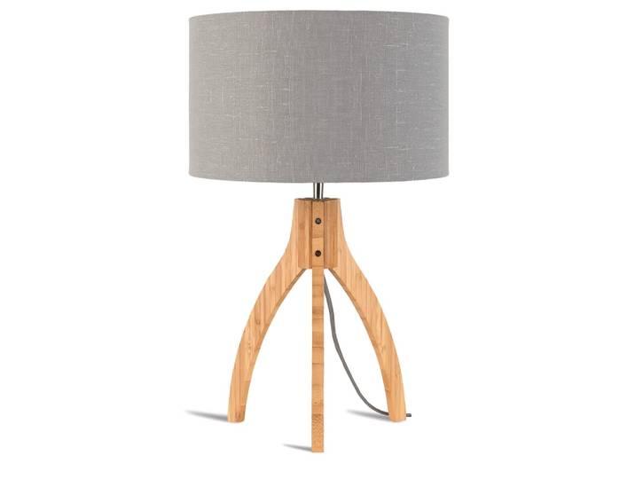 Lampe de table textile gris ø36cm