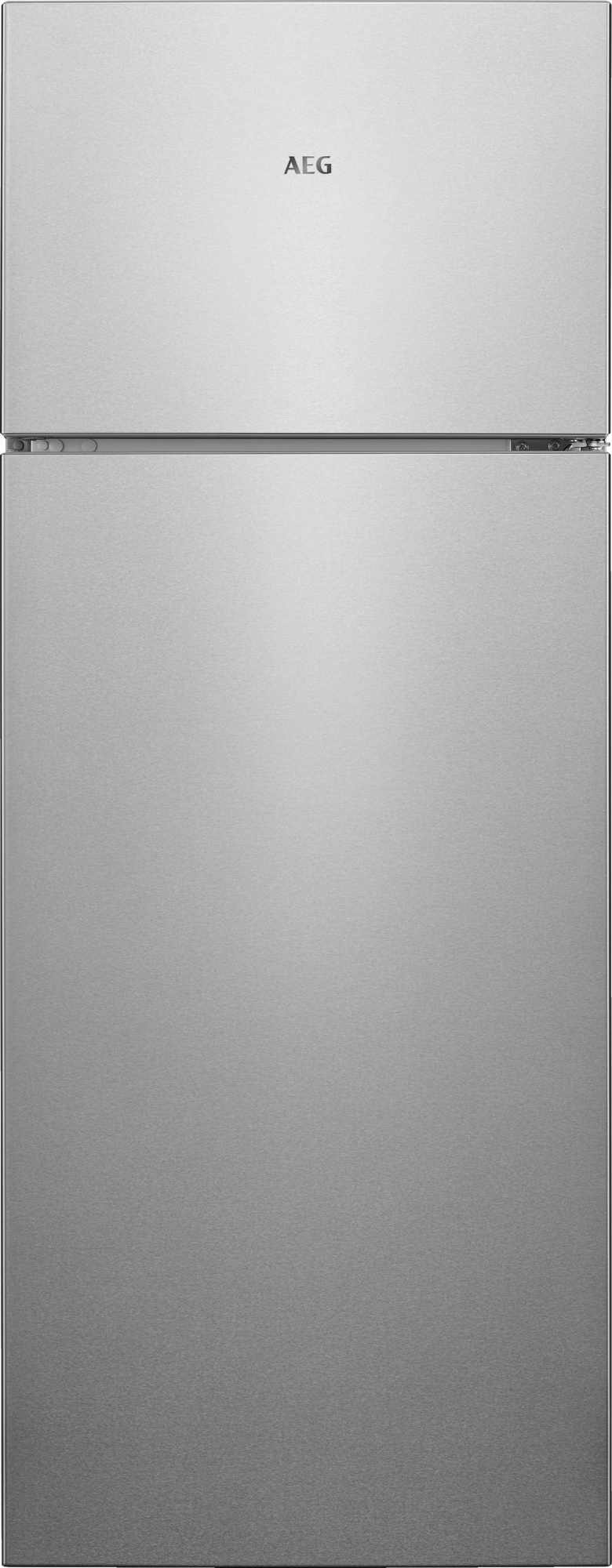 AEG 5000 ColdSense / Freistehender Doppeltür - Kühlautomat / 1434 mm / 206 L / LowFrost - weniger Eisbildung RDB424E1AX Edelstahl-Look, Seiten silber + Antifinger Edelstahlbeschichtung