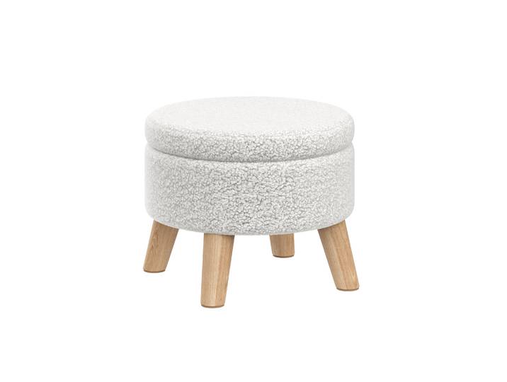 Hocker Teddy DAHN mit Stauraum weiss