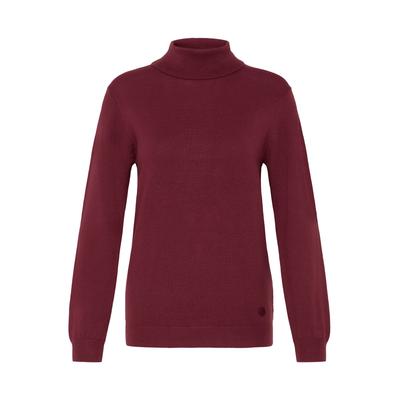Rollkragenpullover OXMO "Rollkragenpullover OXAida", Damen, Gr. XS, braun (chocolate truffle), Obermaterial: 70% Viskose CV. 30% Polyamid PA., Pullover Rollkragenpullover