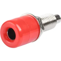 BB 4 RT BD - Bananenbuchse 4mm, vollisoliert, rot