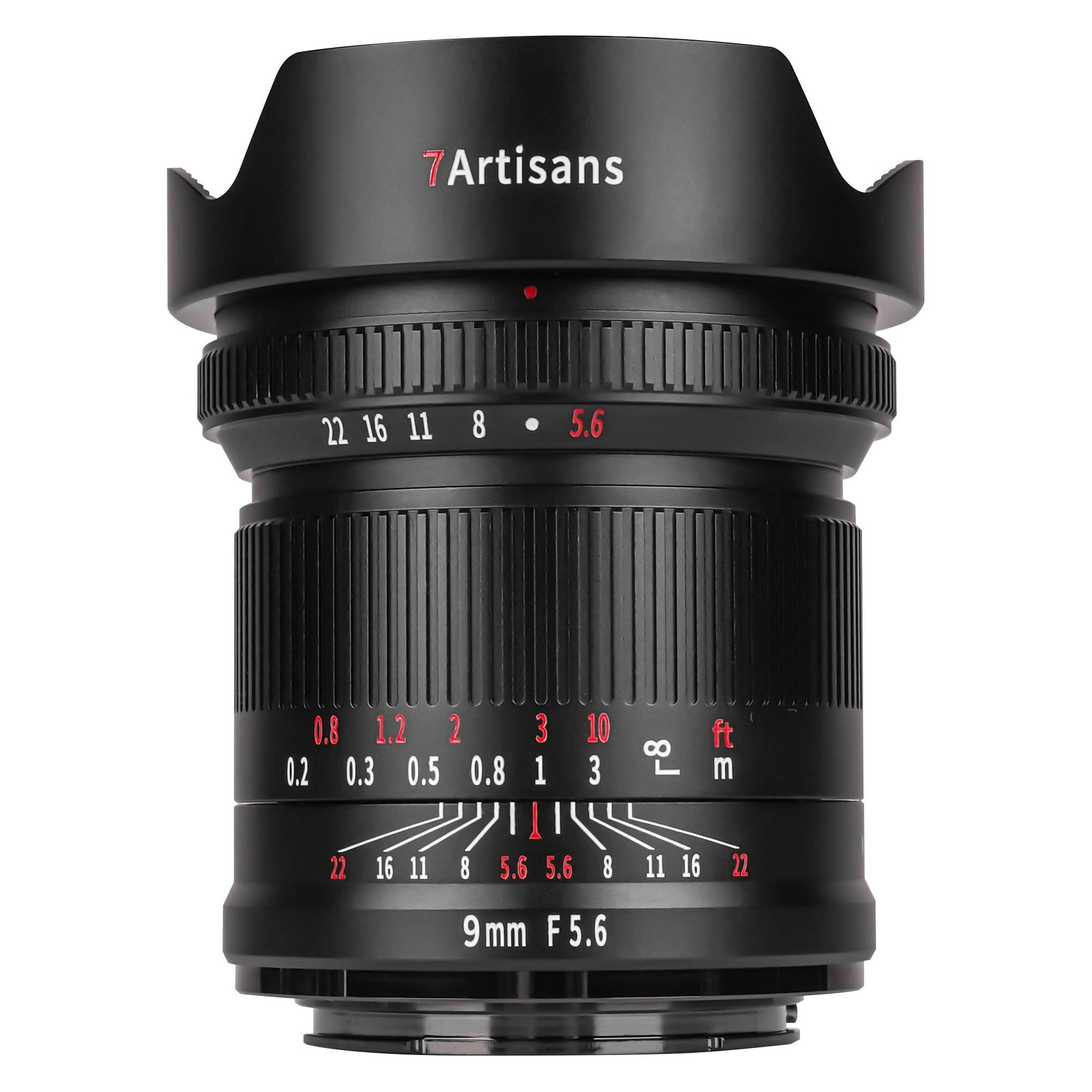 7artisans Festbrennweite 9mm F/5.6 - Nikon Z (Nikon Z, Vollformat) (A016B-Z)