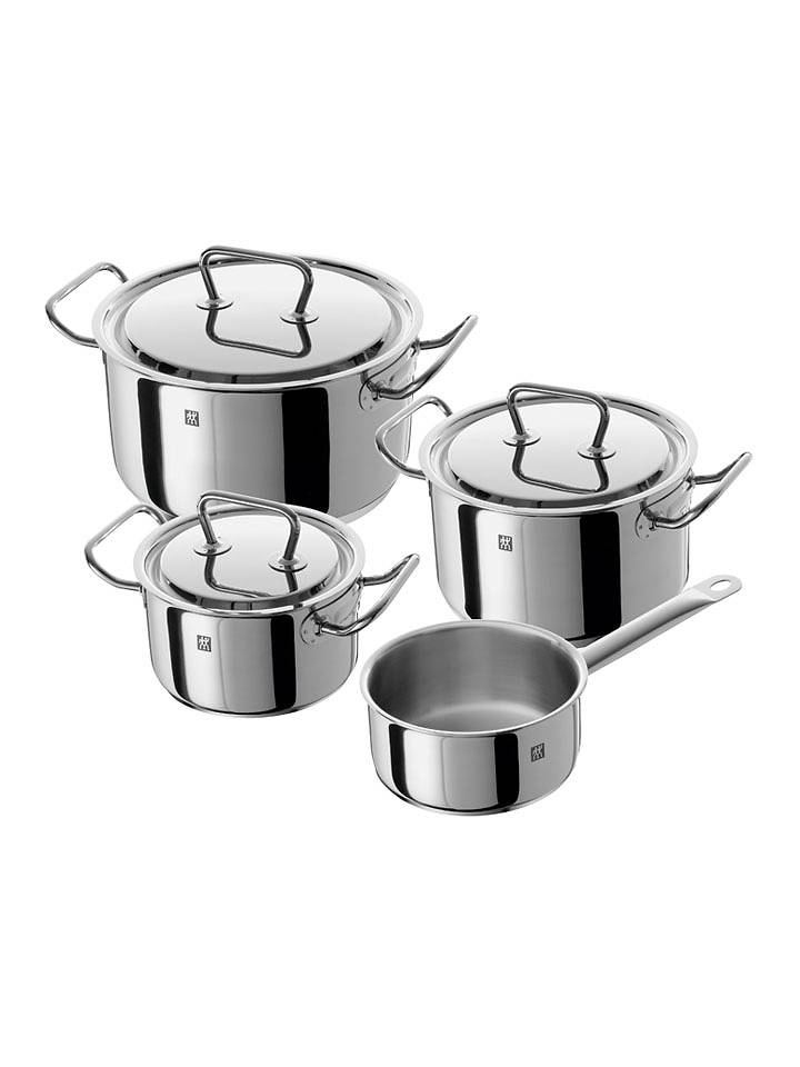 Zwilling 7tlg. Edelstahl-Kochgeschirr-Set ''Twin'' - onesize