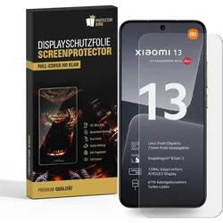 5x Displayschutzfolie für Xiaomi 13 3D KLAR FULL COVER PREMIUM Displayschutz Schutzfolie Folie