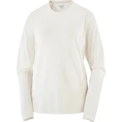 Salomon Damenlangarmshirt Shakeout Core LS Tee - weiß / 40